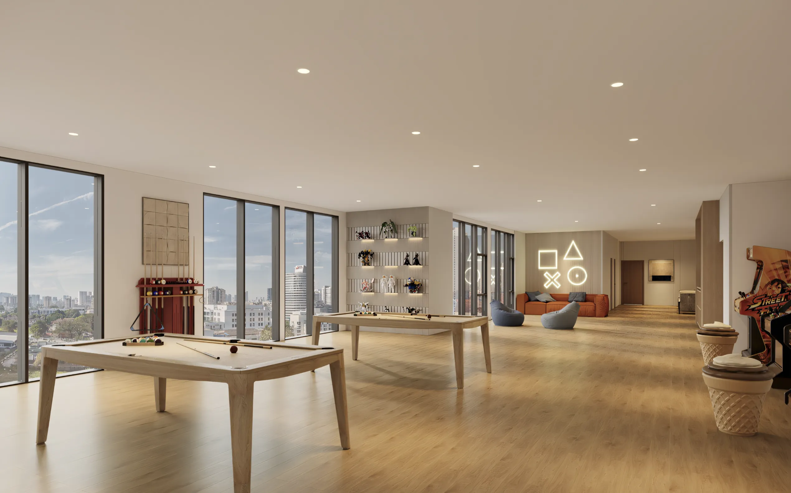 Cappella Embassy games room and indoor entertainment facilities